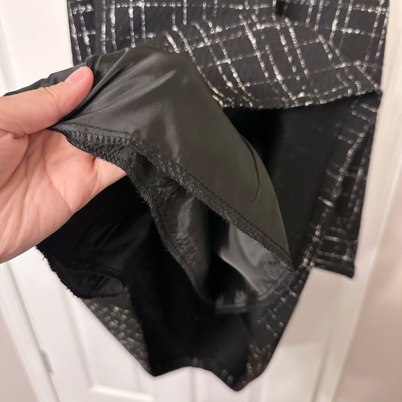 Black Long Tweed Dress - Picture 2 of 5